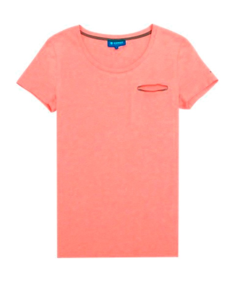  WOMENS MELANGE POCKET TEE